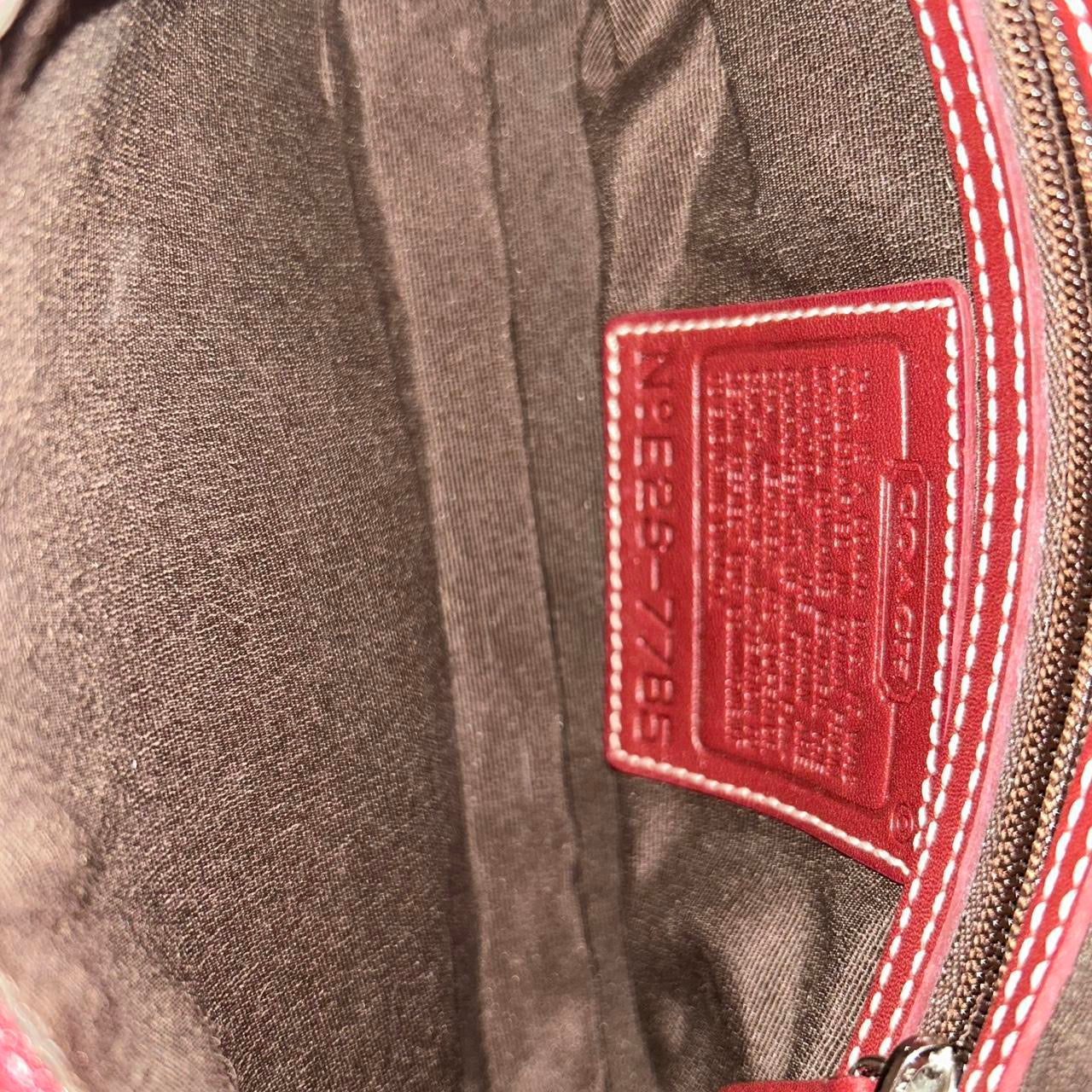 Vintage Coach Demi Hampton Leather Shoulder Bag