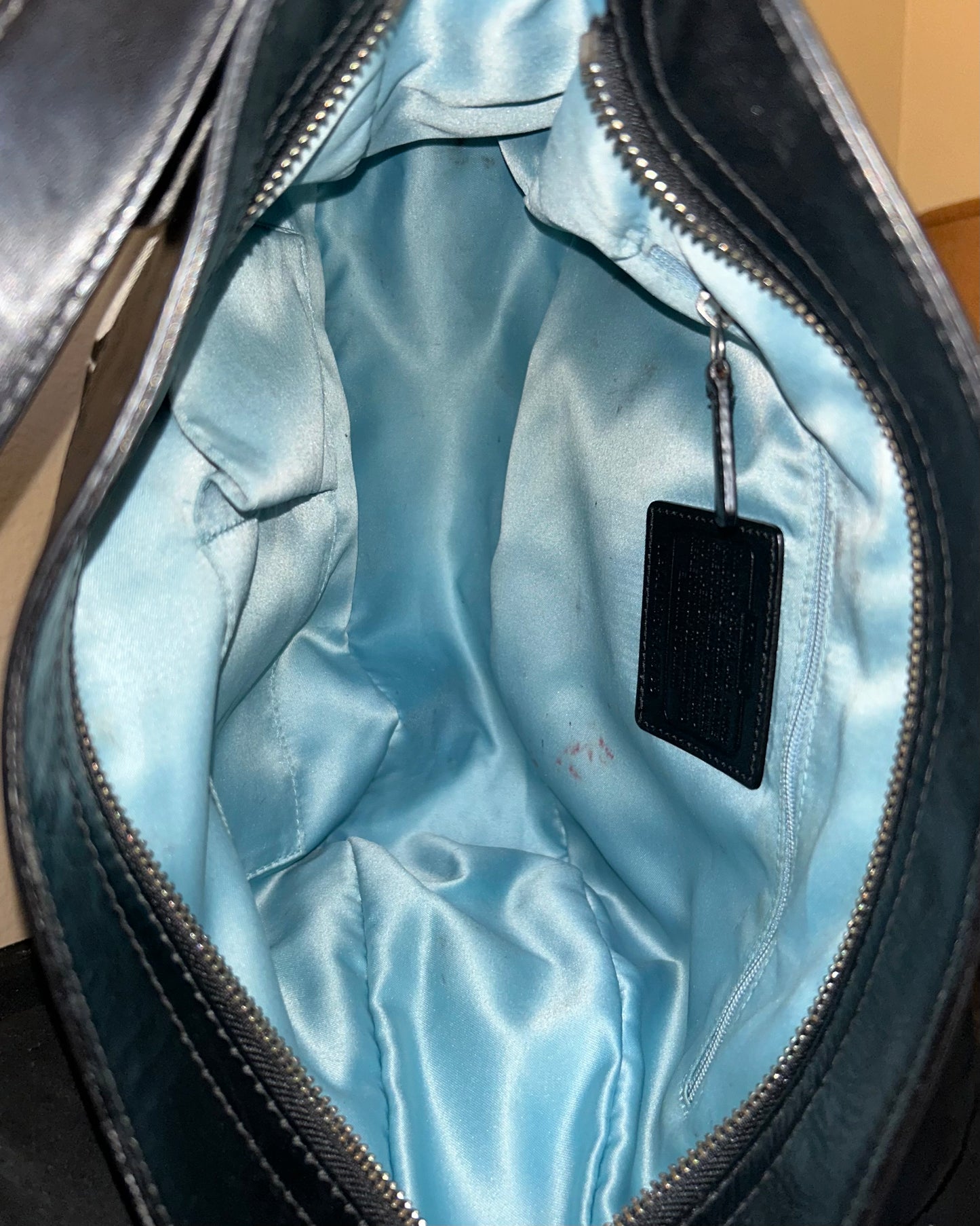 Coach Zoe Hobo Monogram Shoulder Bag