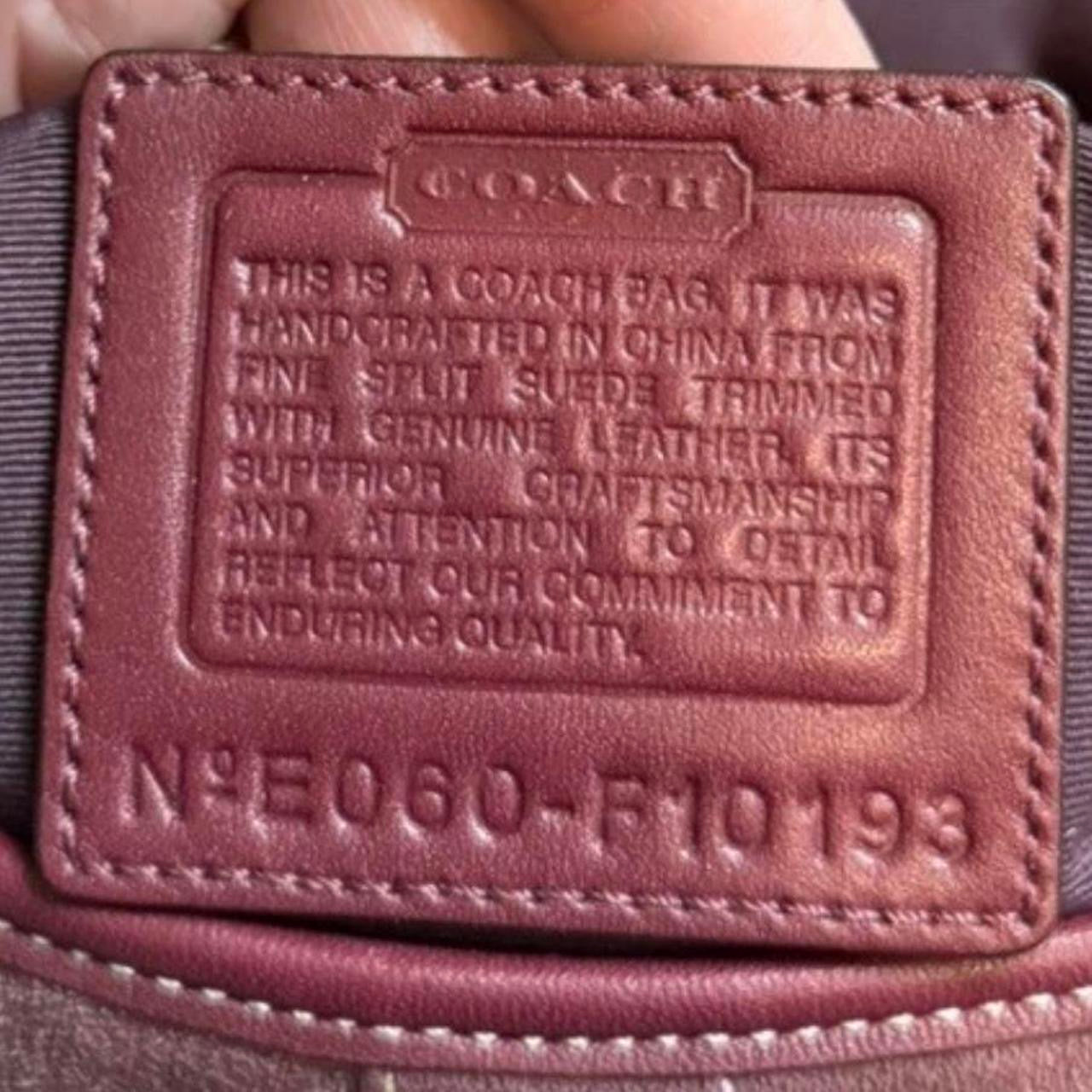 Vintage Coach Soho Large Suede Buckle Flap Shoulder Bag