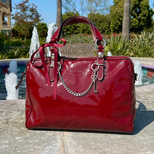 Coach Georgia Patent Leather Satchel Handbag
