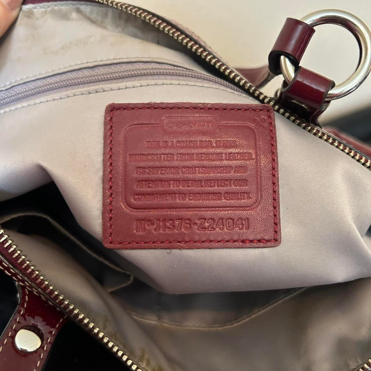 Coach Georgia Patent Leather Satchel Handbag