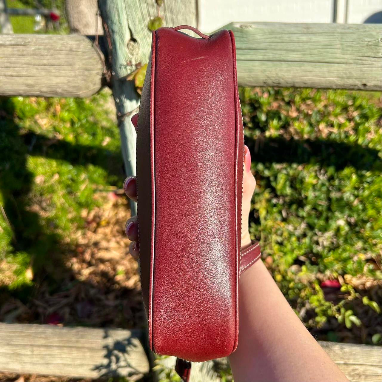 Vintage Coach Demi Hampton Leather Shoulder Bag
