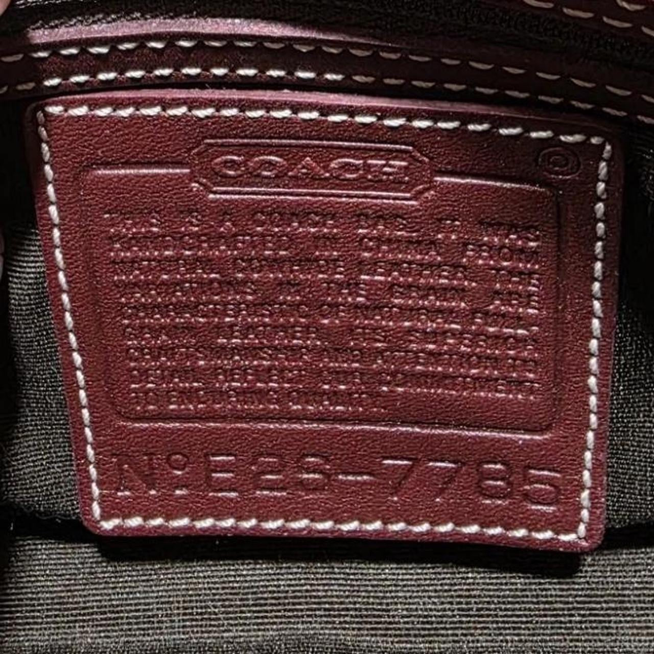 Vintage Coach Demi Hampton Leather Shoulder Bag