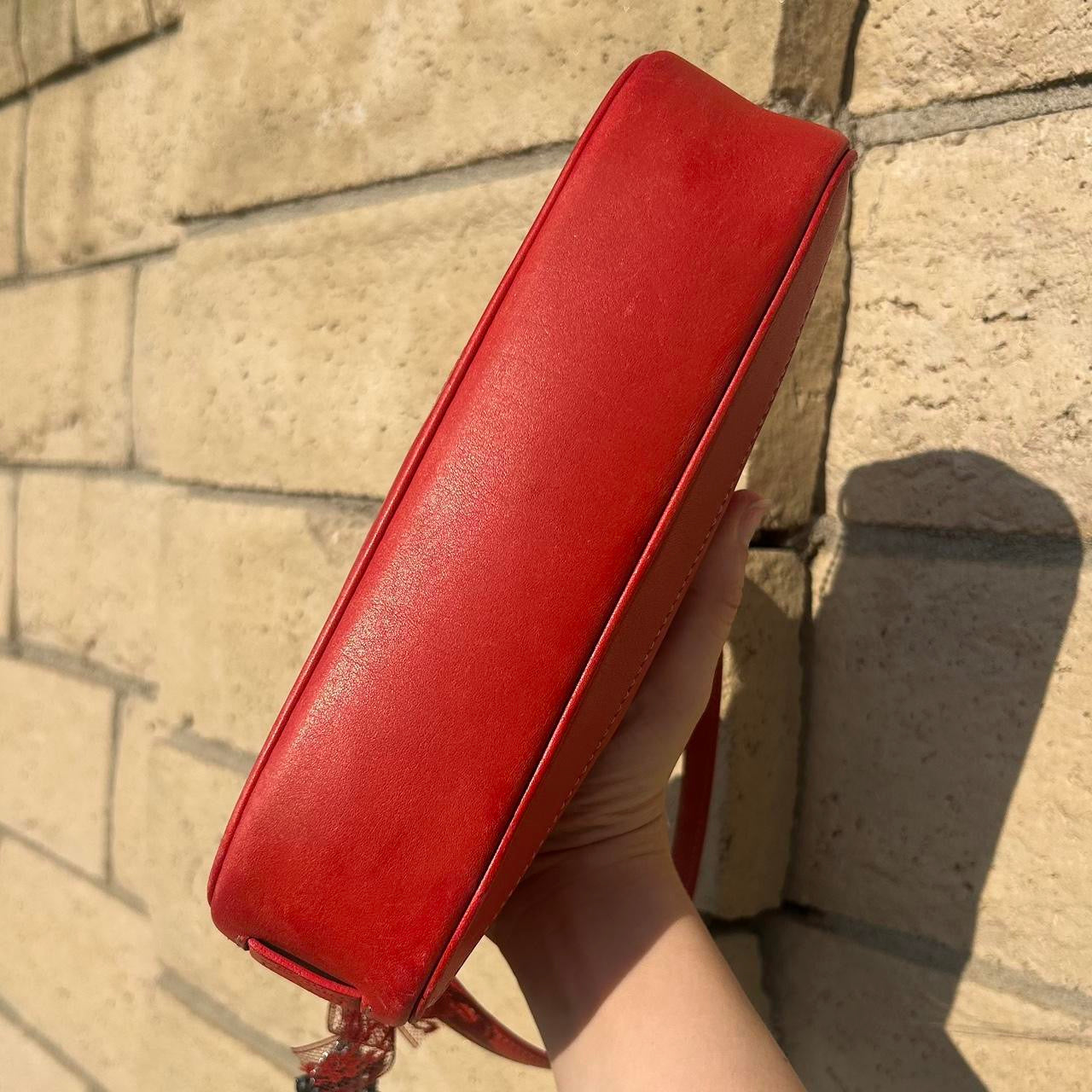 Vintage Coach Demi Hampton Leather Shoulder Bag