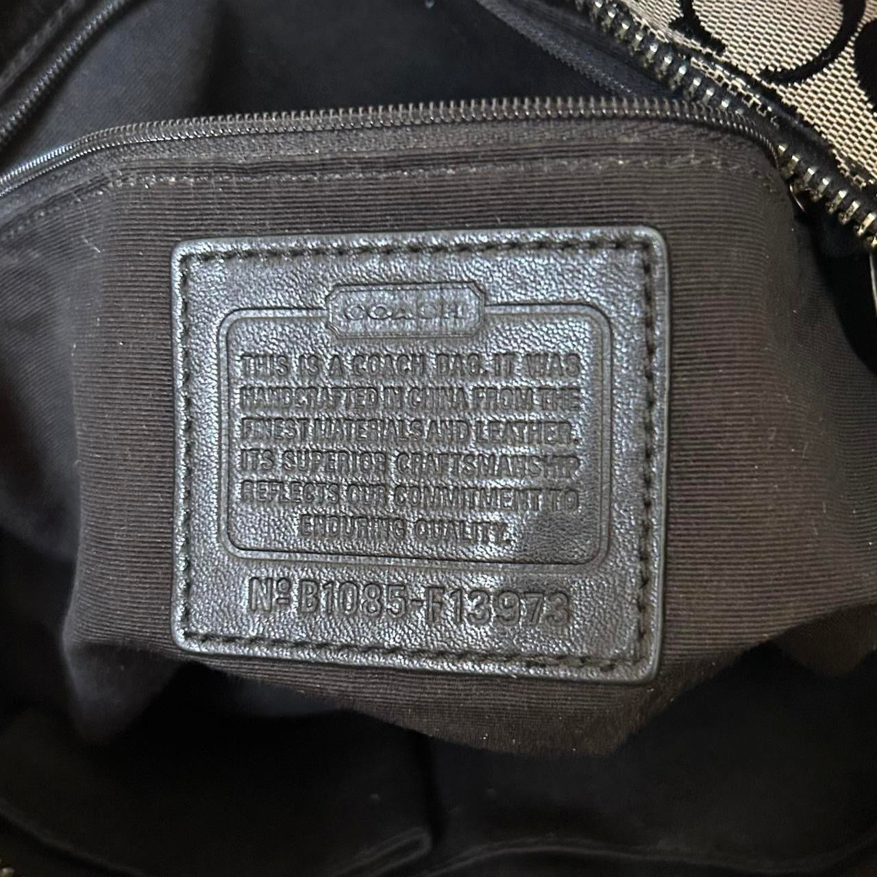 Coach Hampton Monogram Turnlock Tote Bag & Wallet