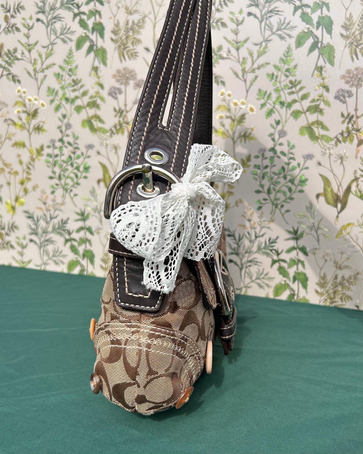 Custom Coach Soho Buckle Flap Button Shoulder Bag