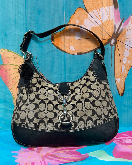 Coach Hamptons Monogram Hobo Bag