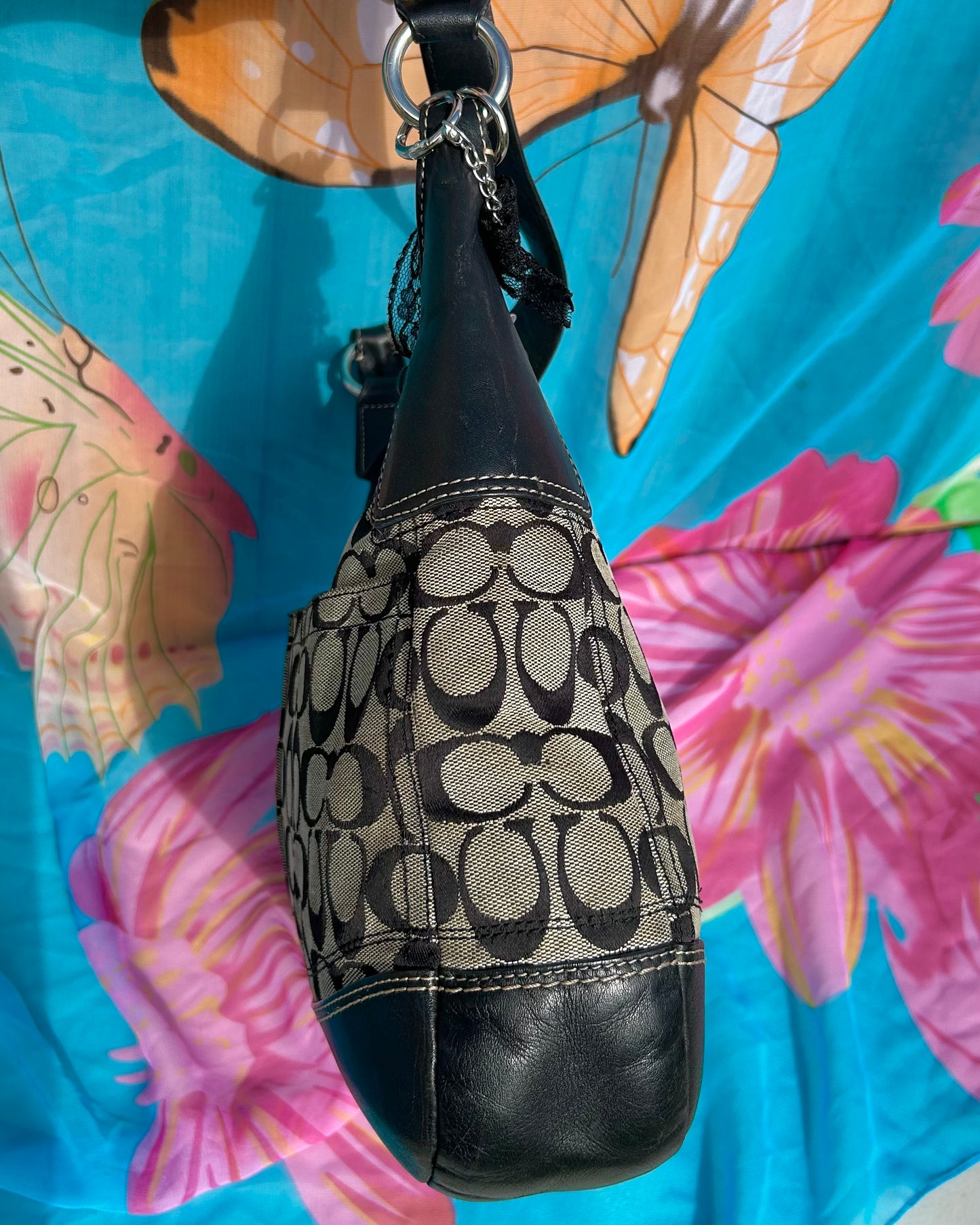Coach Hamptons Monogram Hobo Bag