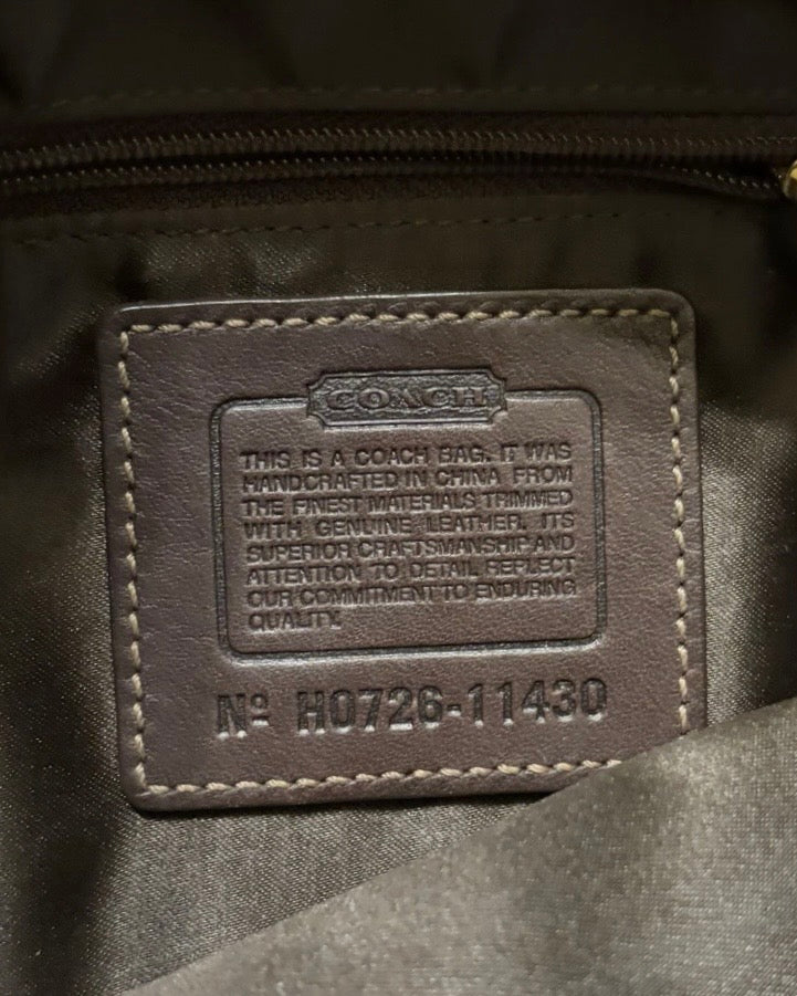 Vintage Coach Bleeker Small Shoulder Bag