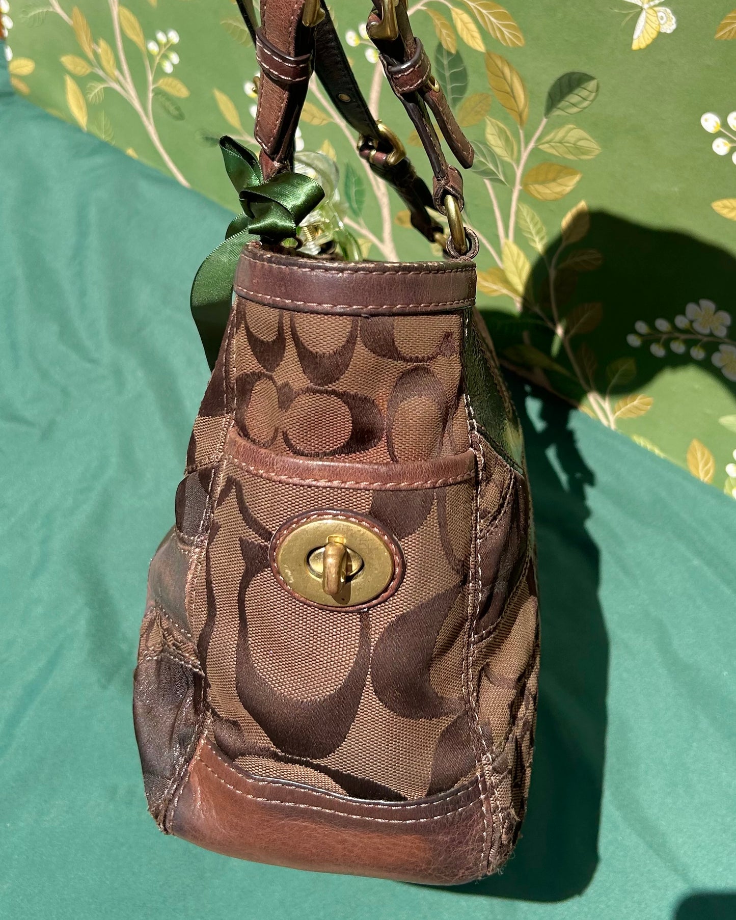 Vintage Coach Mosaic Patchwork Tote Bag
