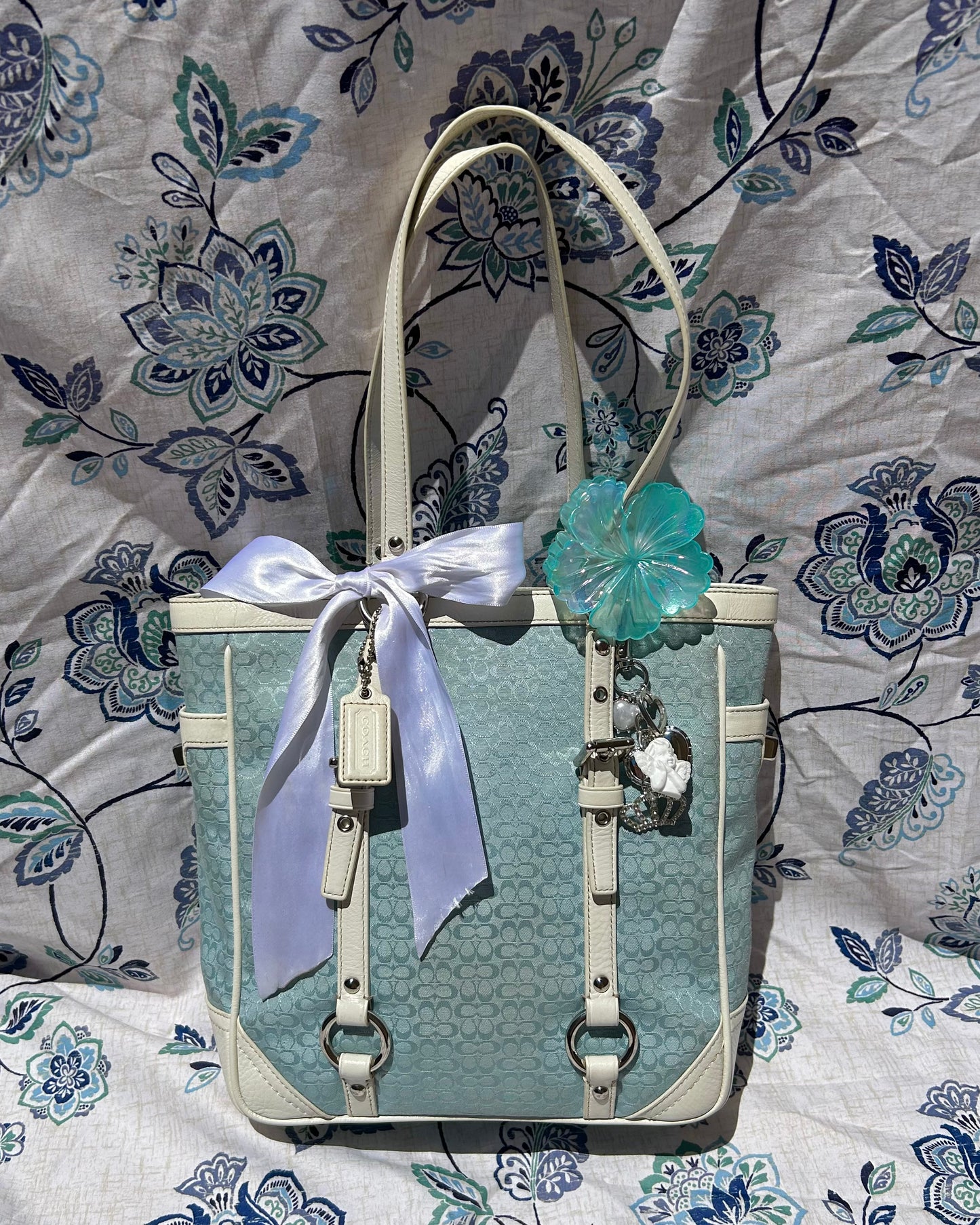 Vintage Coach Hamptons Small Carryall Tote