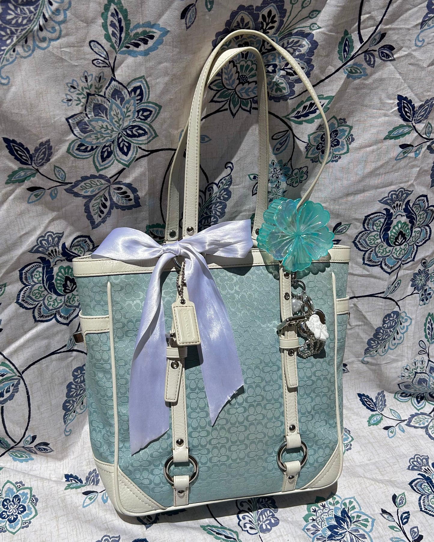 Vintage Coach Hamptons Small Carryall Tote