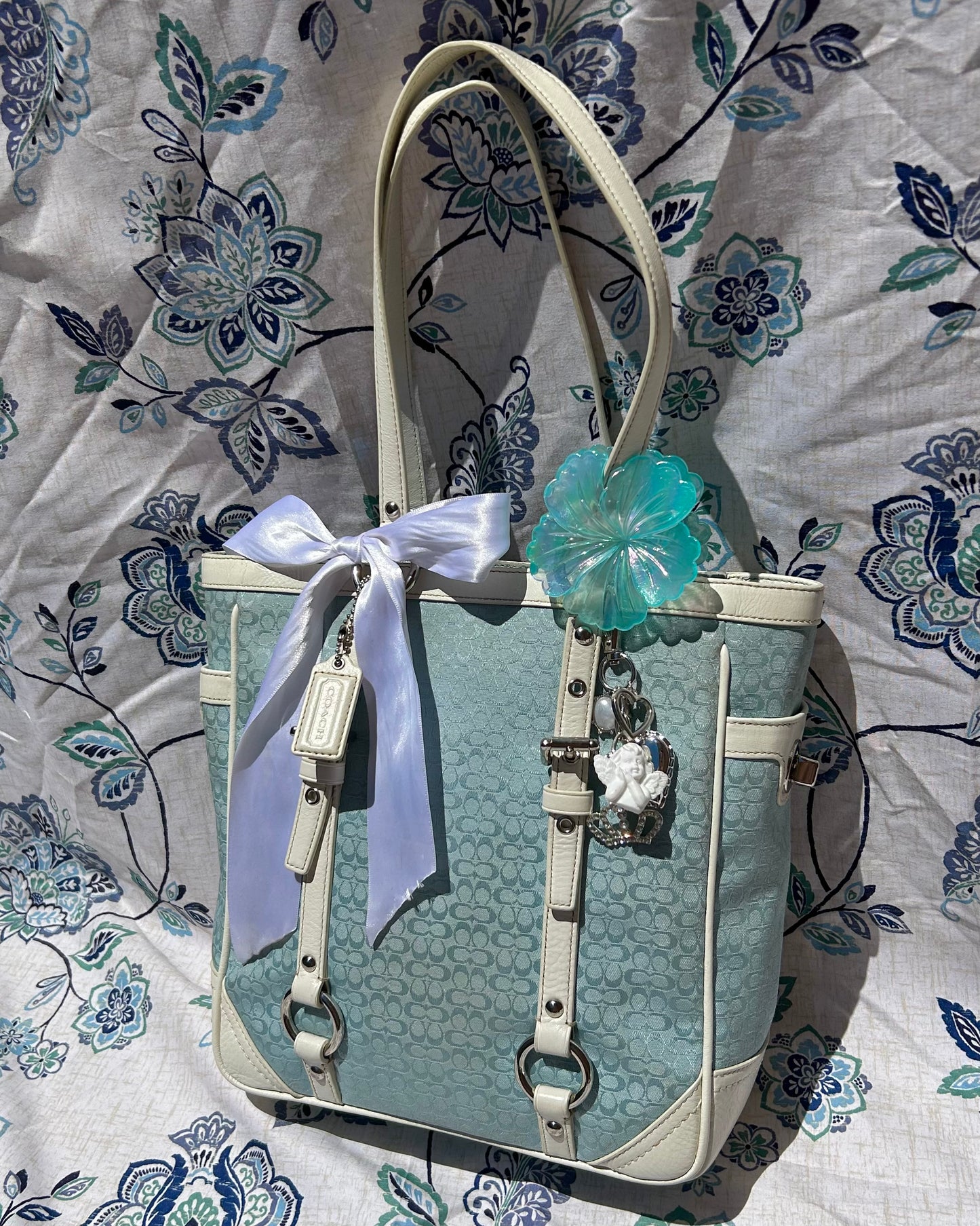 Vintage Coach Hamptons Small Carryall Tote