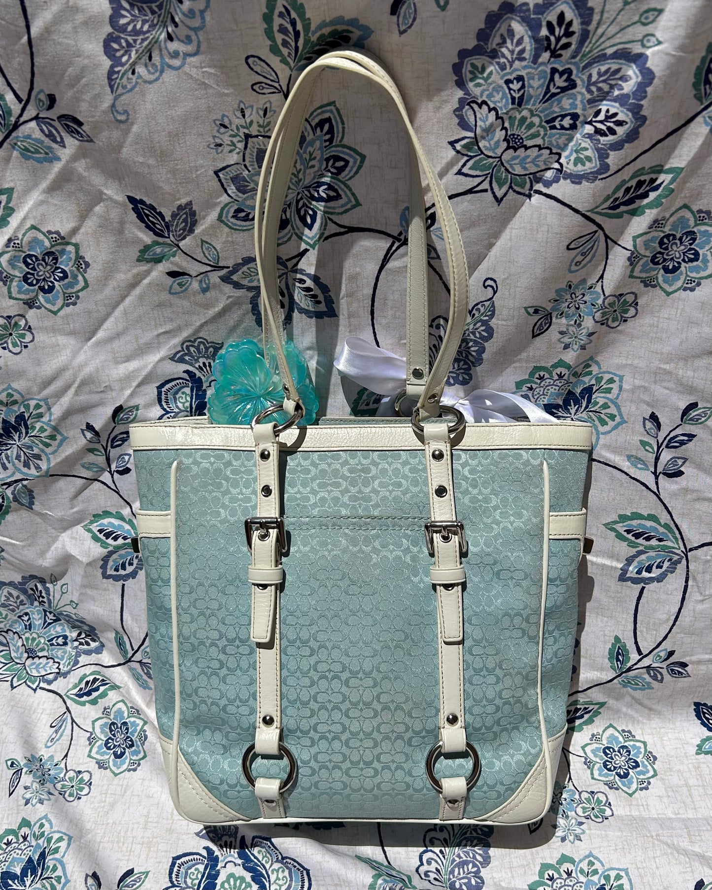Vintage Coach Hamptons Small Carryall Tote