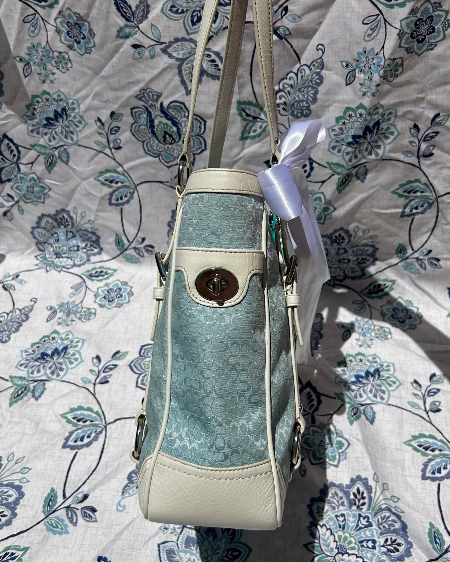 Vintage Coach Hamptons Small Carryall Tote