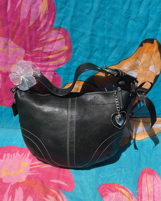 Vintage Coach Soho Hobo Large Leather Shoulder Bag