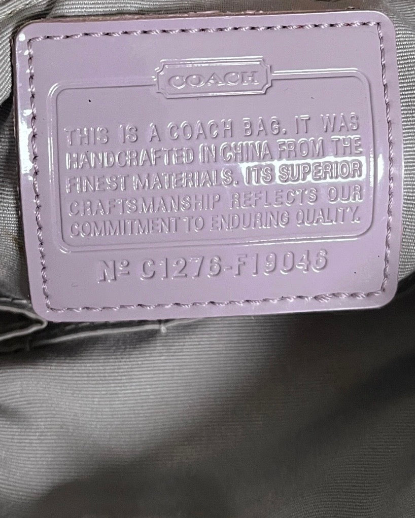 Coach Monogram Stripe Tote Bag