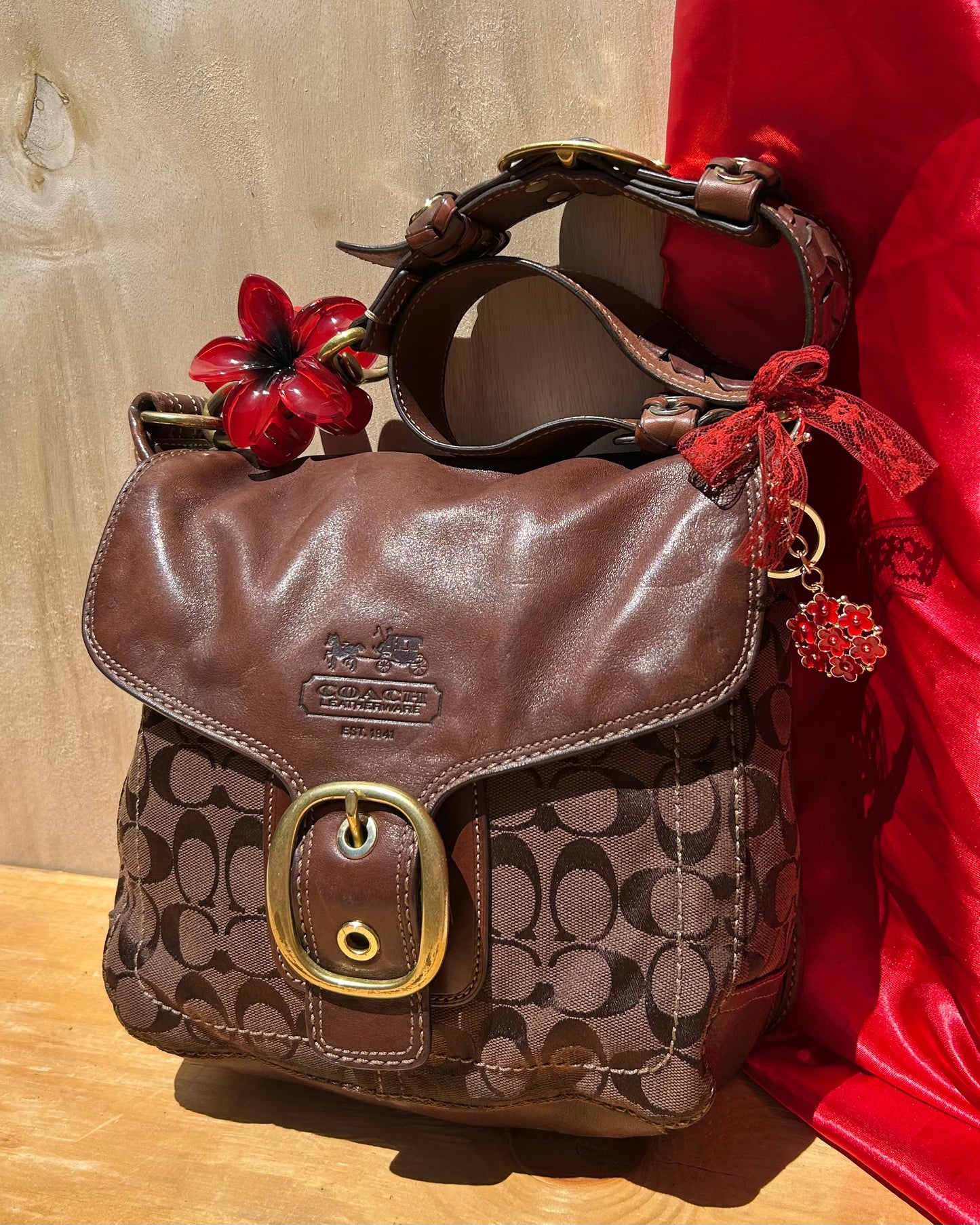 Coach Bleeker Buckle Crossbody/ Shoulder Bag
