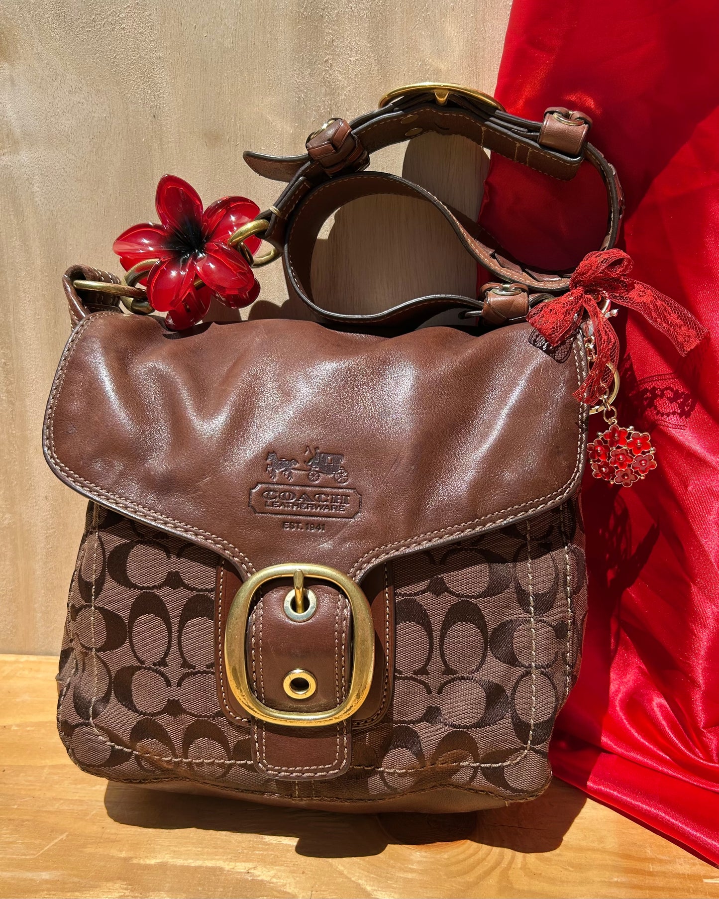 Coach Bleeker Buckle Crossbody/ Shoulder Bag