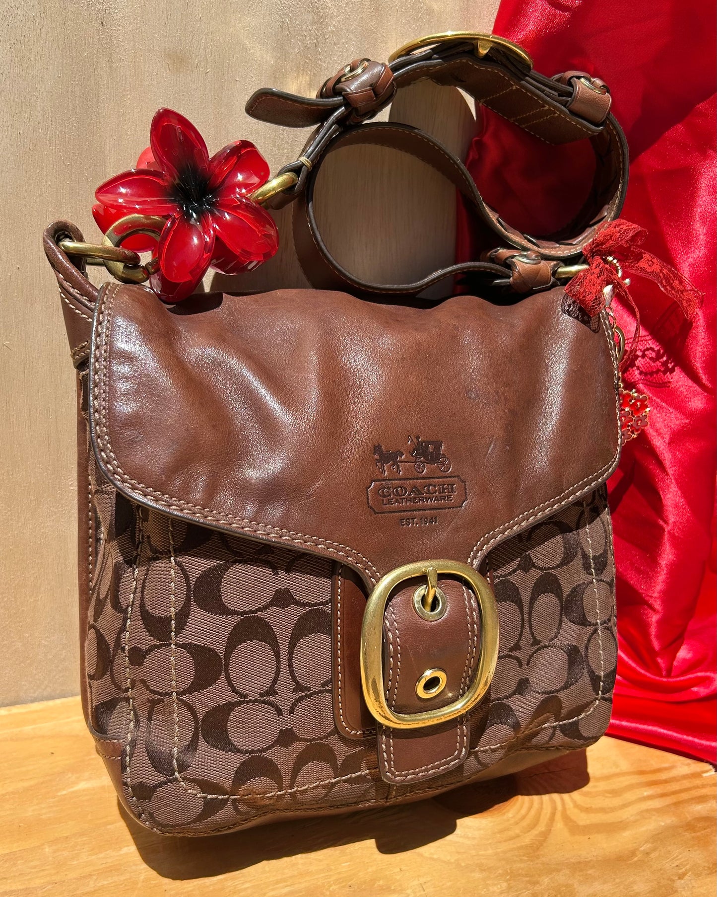 Coach Bleeker Buckle Crossbody/ Shoulder Bag
