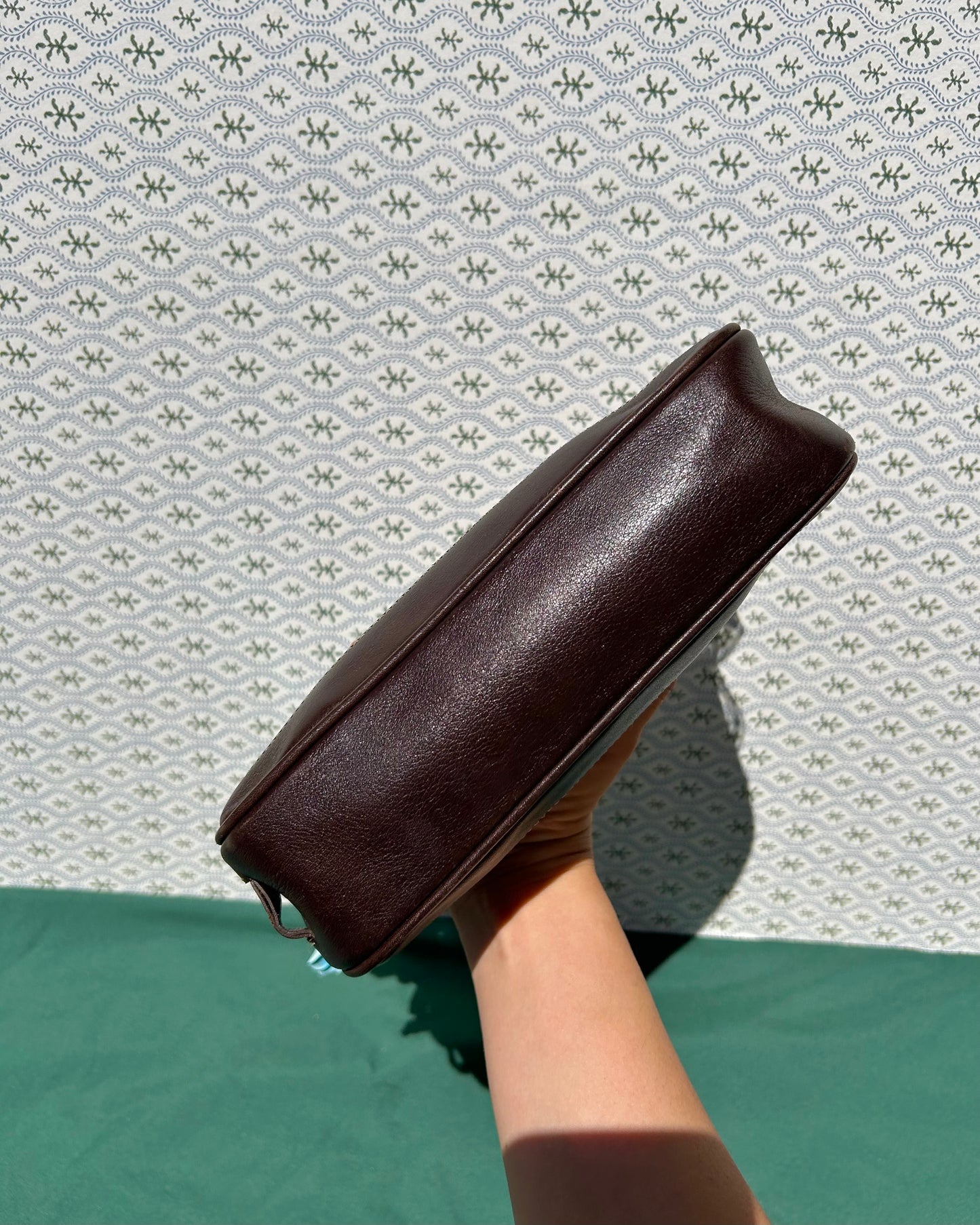 Vintage Coach Demi Hampton Monogram Shoulder Bag