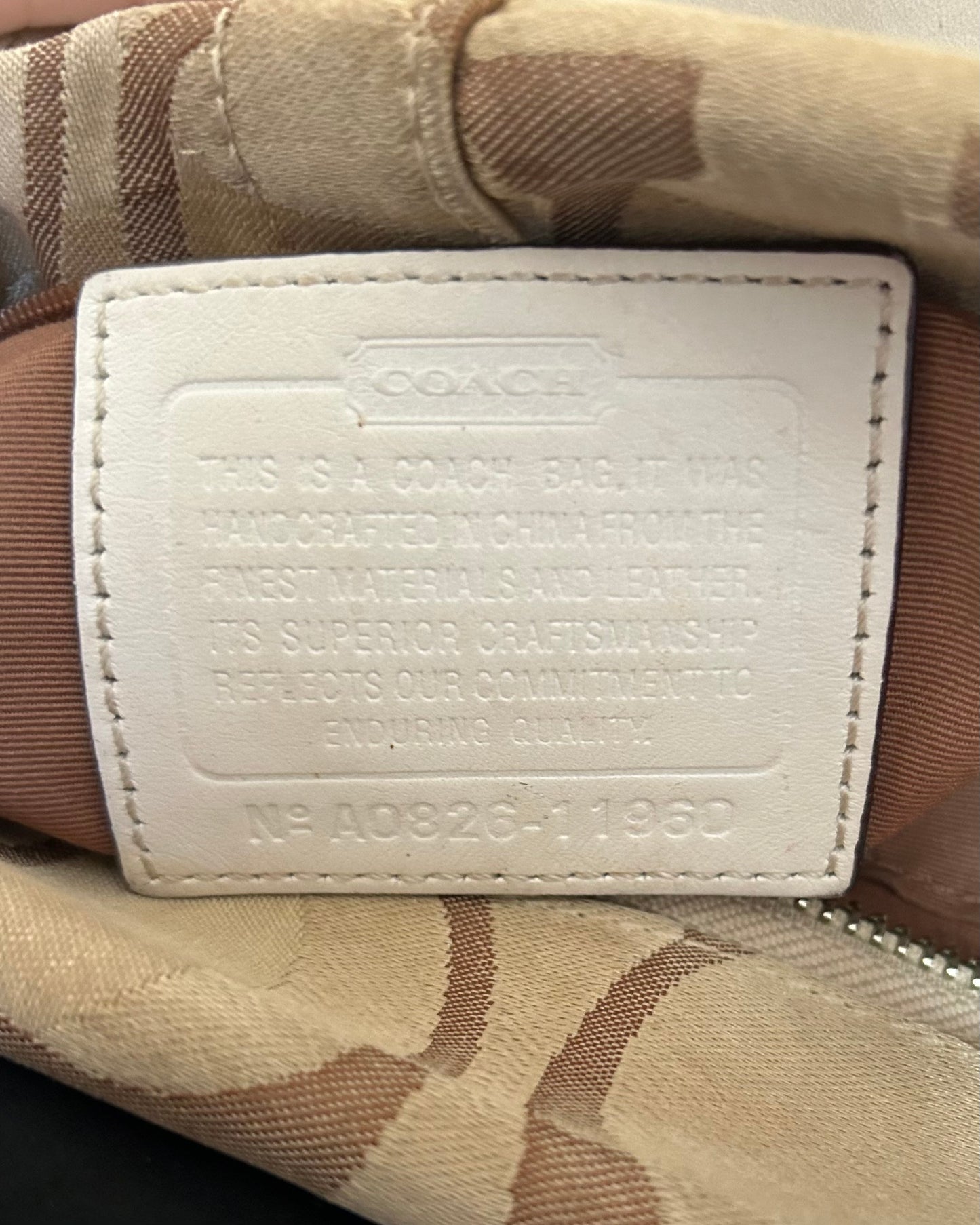 Coach Carly Hobo Medium Optic Monogram Shoulder Bag