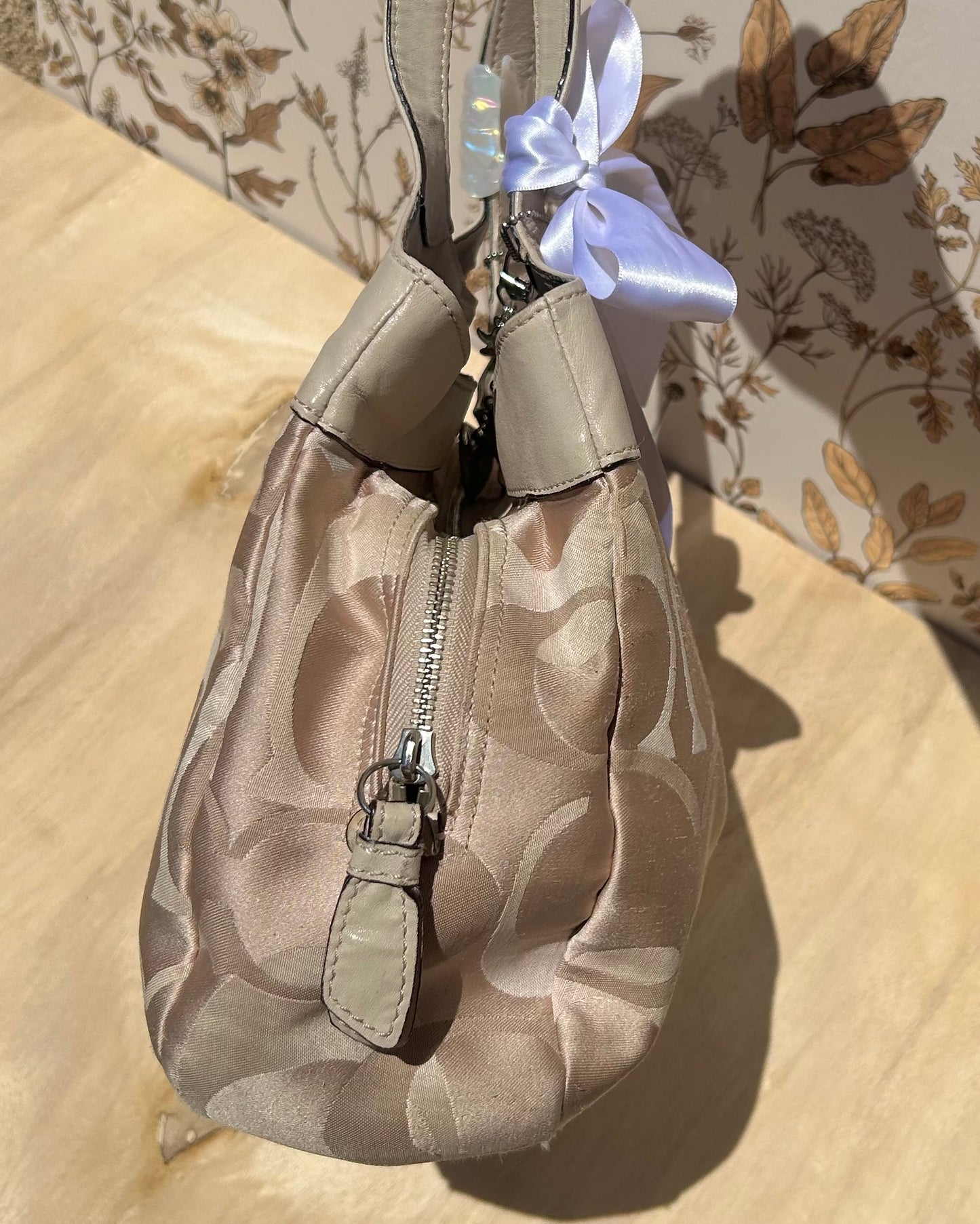 Coach Lexi Optic Monogram Shoulder Bag