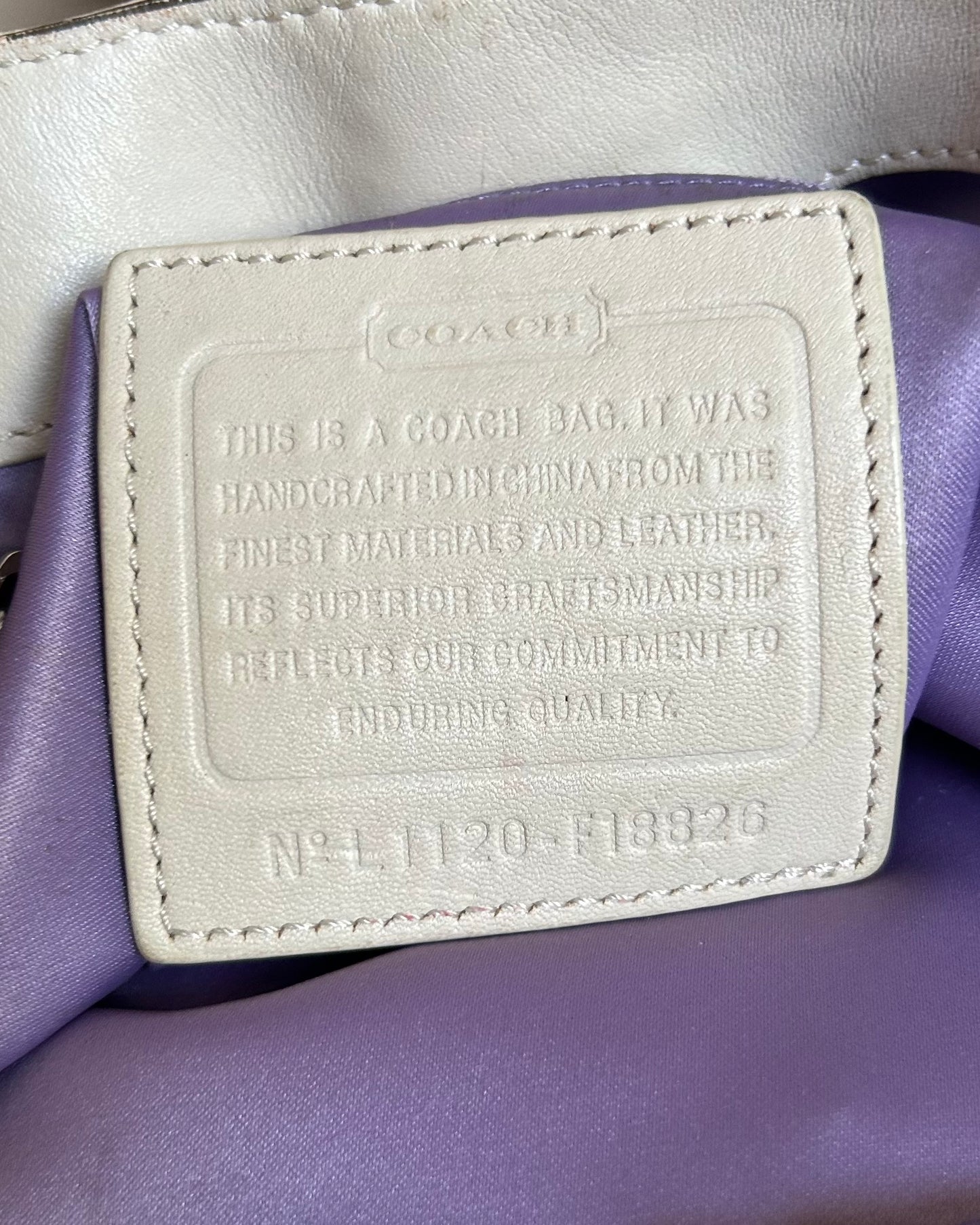 Coach Lexi Optic Monogram Shoulder Bag