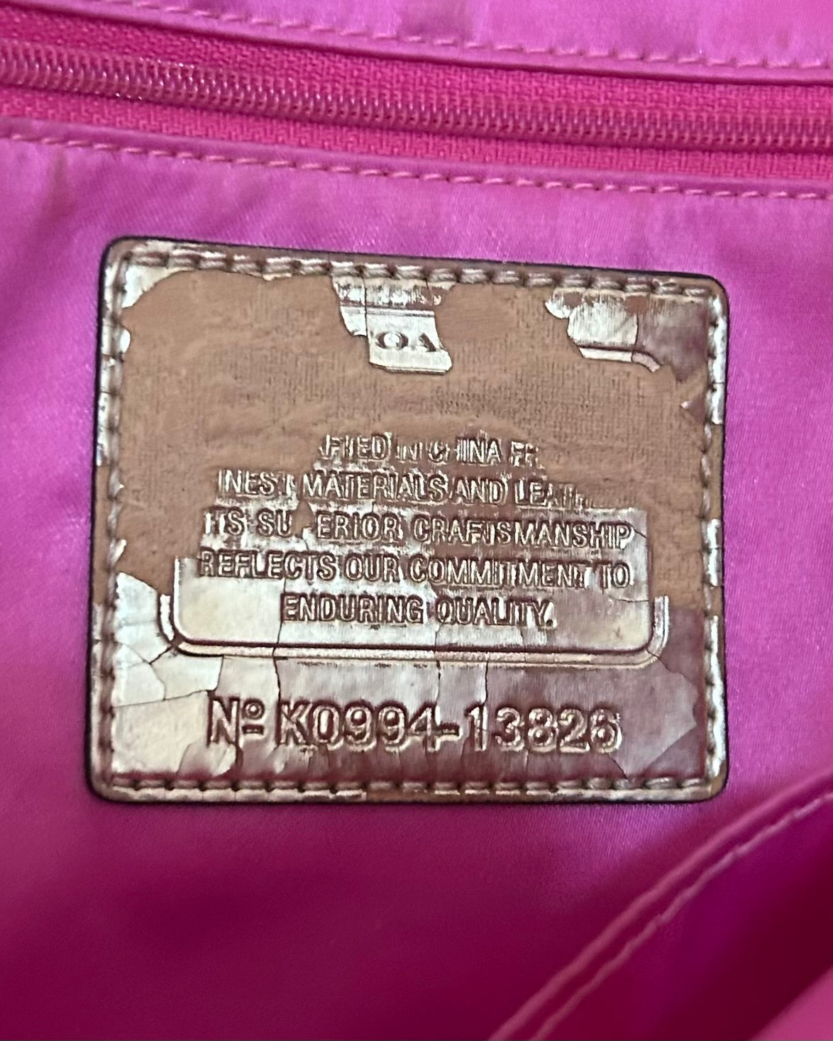 Coach Poppy Large Monogram Tote Bag