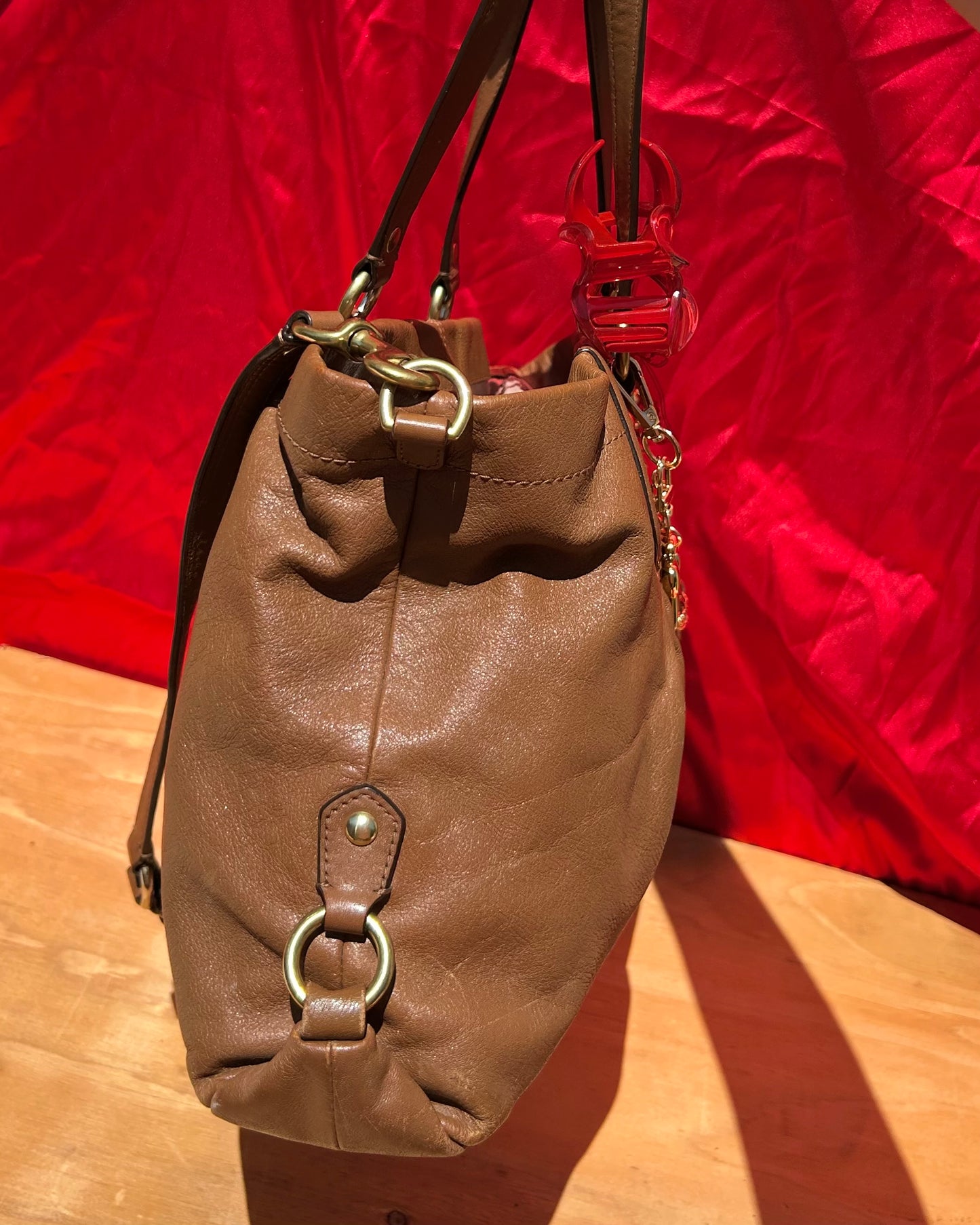 Coach Ashley Leather Satchel Adjustable Handbag & Shoulder Bag