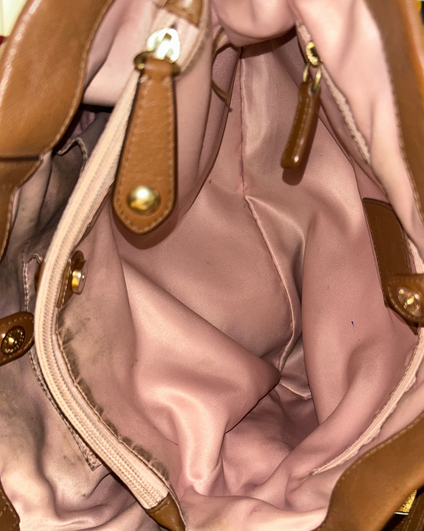 Coach Ashley Leather Satchel Adjustable Handbag & Shoulder Bag