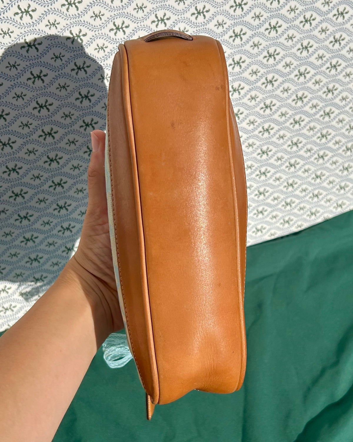 Vintage Coach Demi Hampton Monogram Shoulder Bag