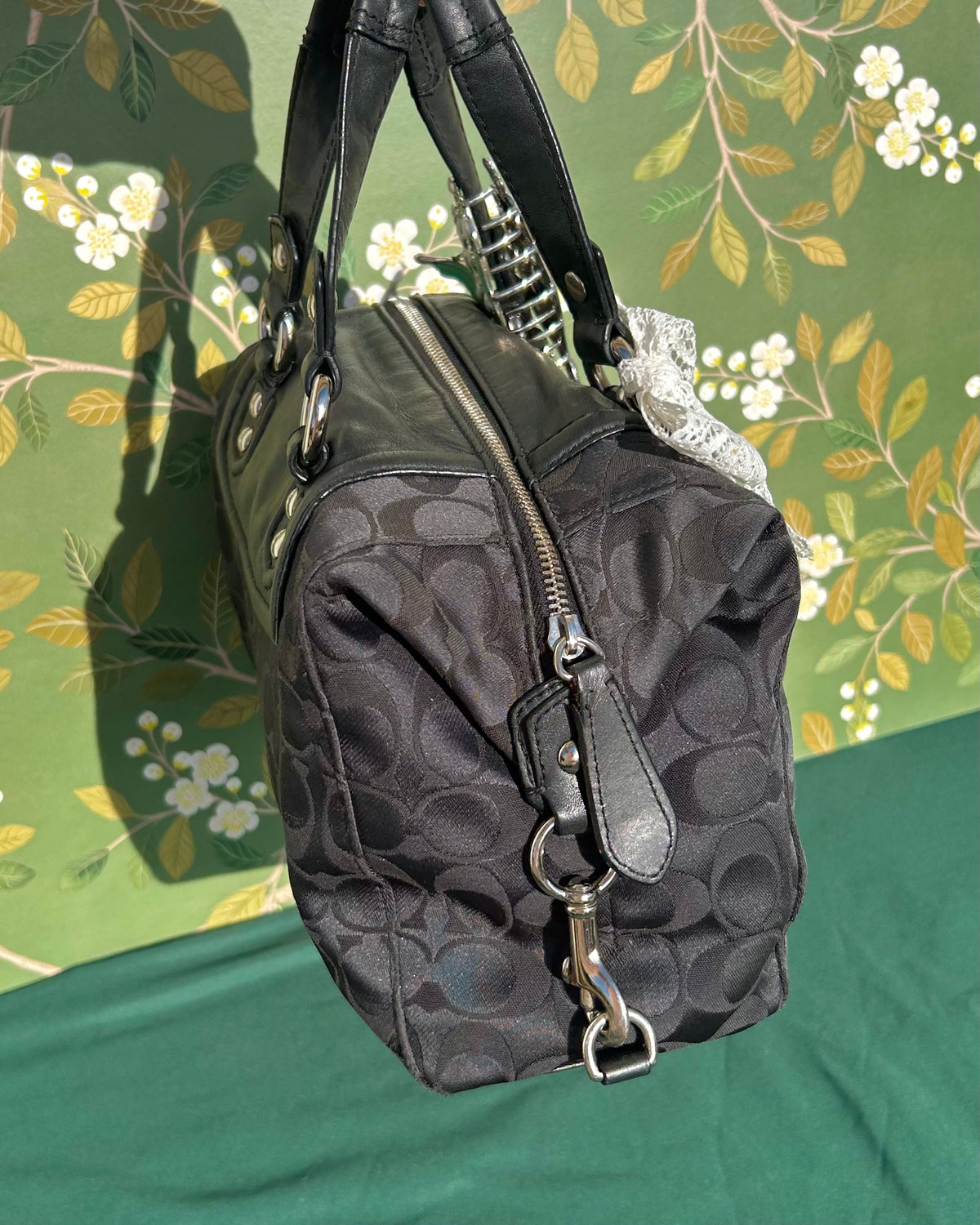 Coach Ashley Monogram Satchel Handbag