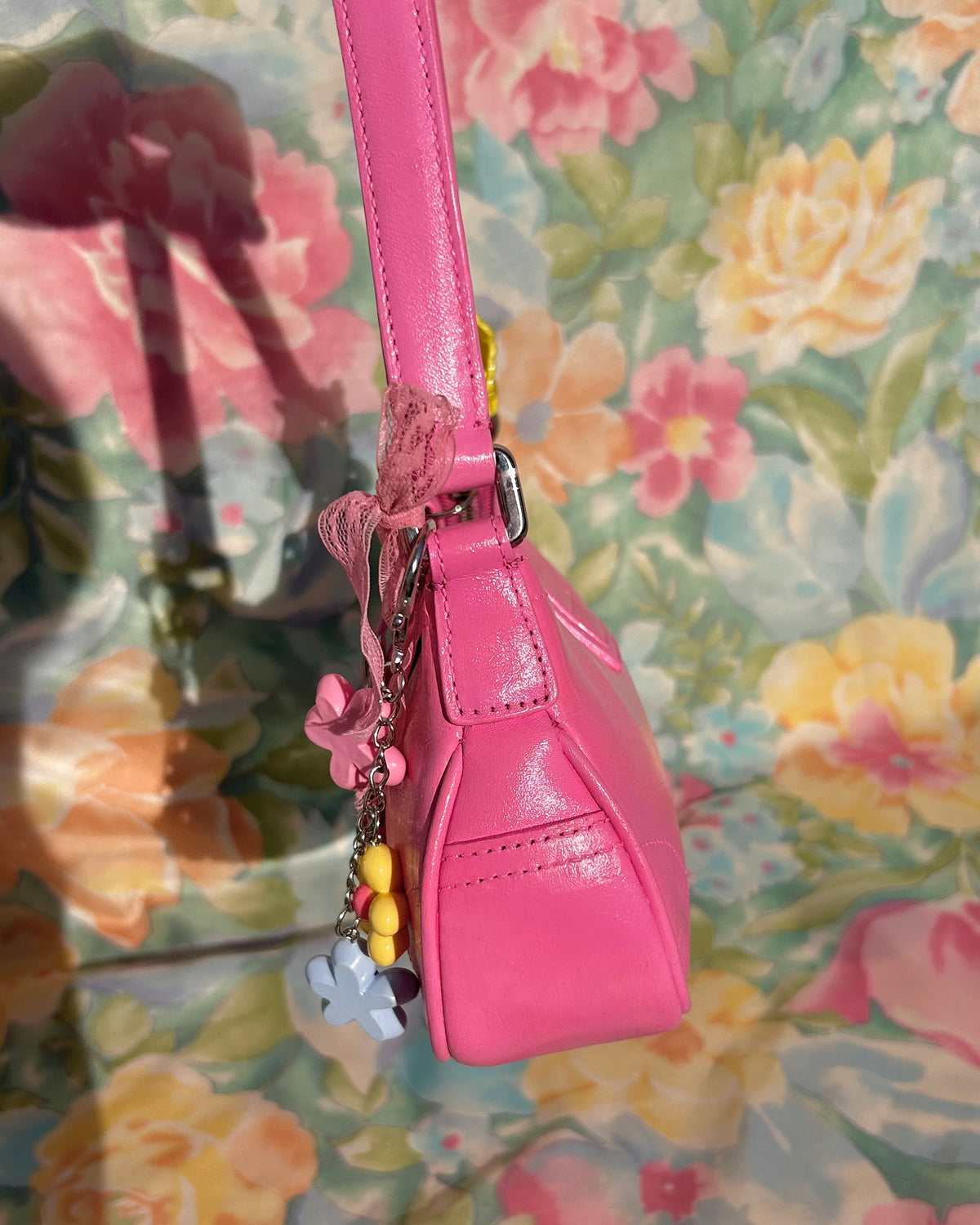 Custom Dyed Vintage Coach Demi Hampton Buckle Shoulder Bag