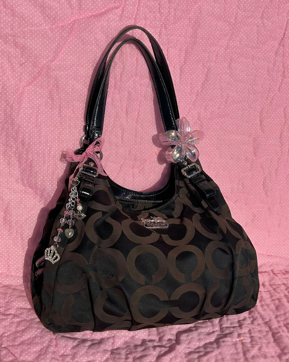 Coach Madison Maggie Monogram Shoulder Bag