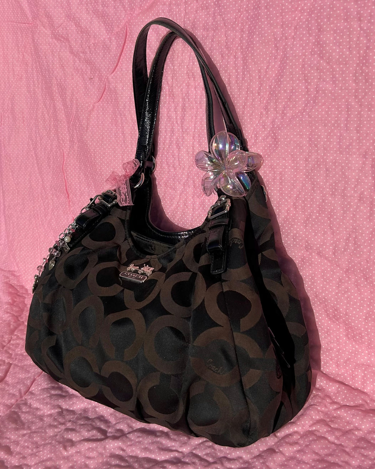Coach Madison Maggie Monogram Shoulder Bag