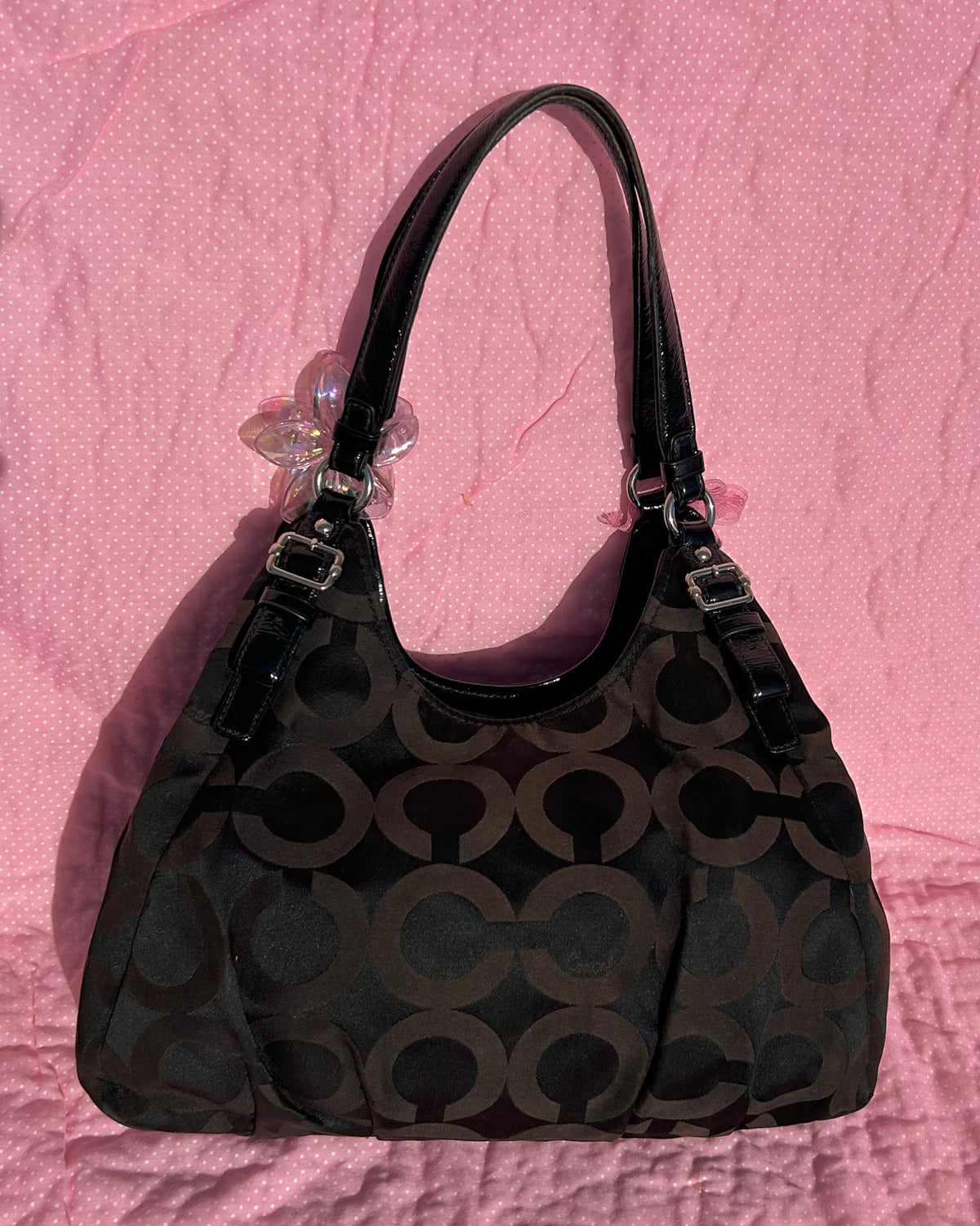 Coach Madison Maggie Monogram Shoulder Bag