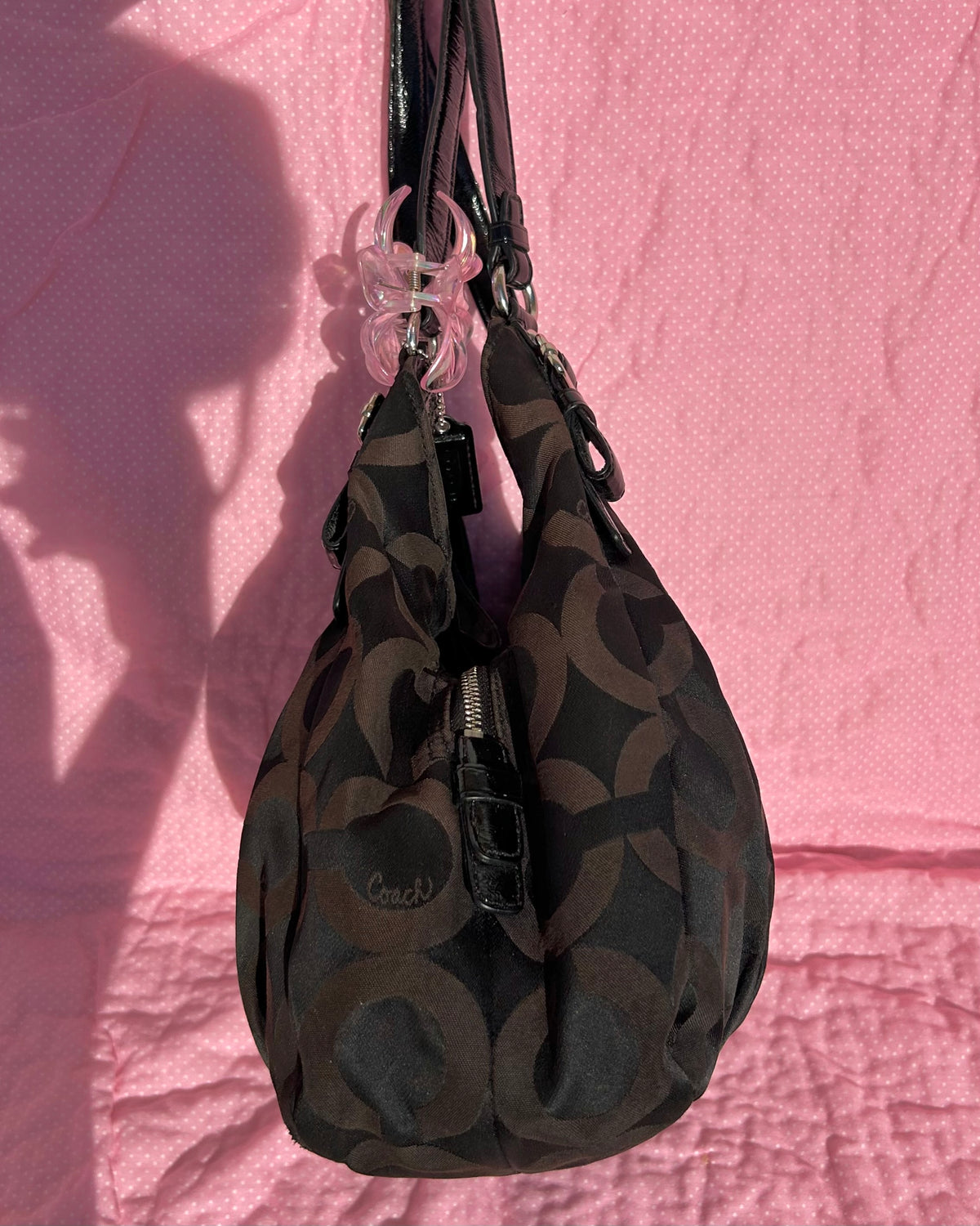 Coach Madison Maggie Monogram Shoulder Bag