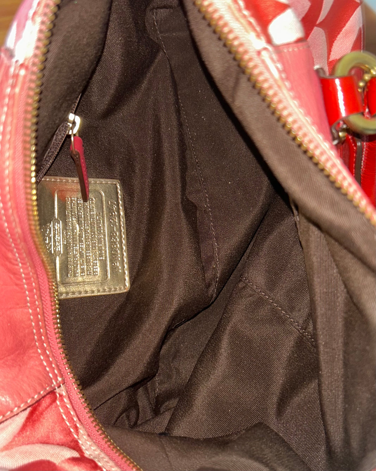 Coach Ashley Monogram Satchel Adjustable Handbag & Shoulder Bag